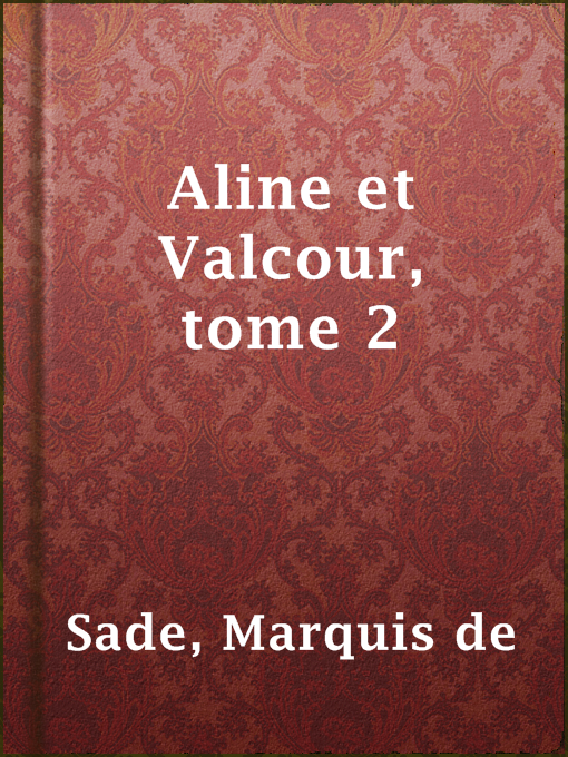 Cover image for Aline et Valcour, tome 2